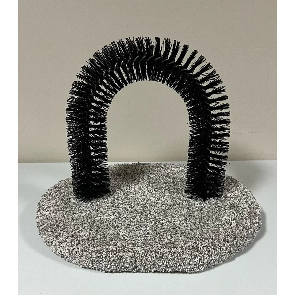Carpeted Cats Pet Grooming Arch Cat Furniture Scratcher Scratching Post Toy 🐾